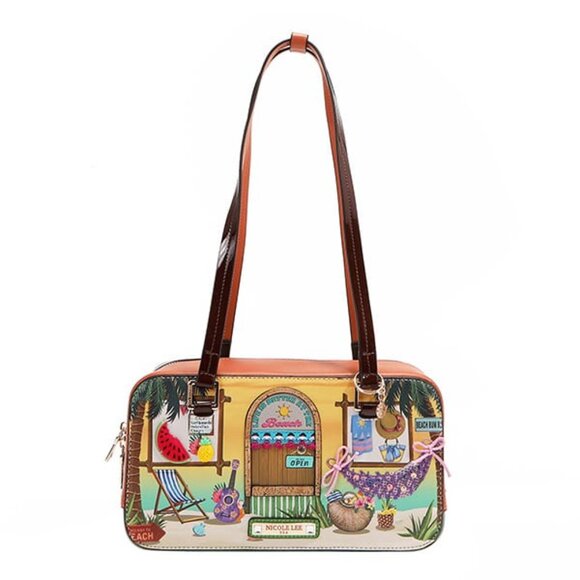 Nicole Lee USA Sun and Sand Shoulder Bag - Picture 1 of 13
